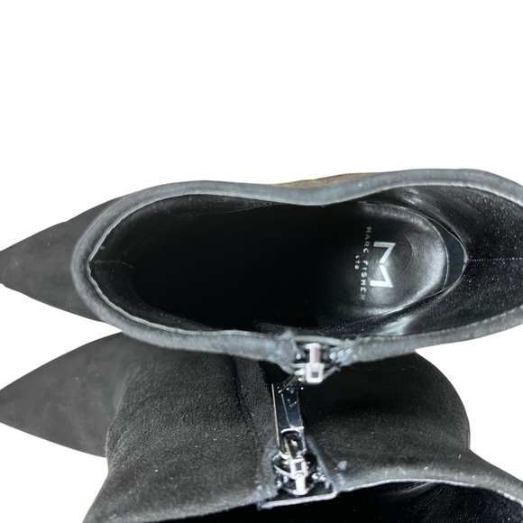 Marc Fisher Kulika Black Suede Pointed Heeled Bootie NWT Size 8.5 - Picture 8 of 12